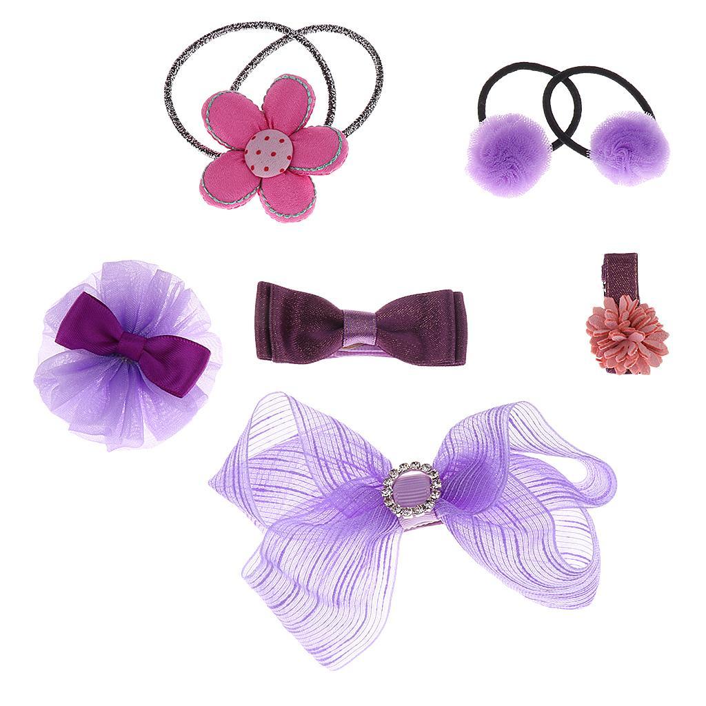 Baby Girls Children Toddler Flowers Hair Clip Bow Accessories Hairpin Hair Rope