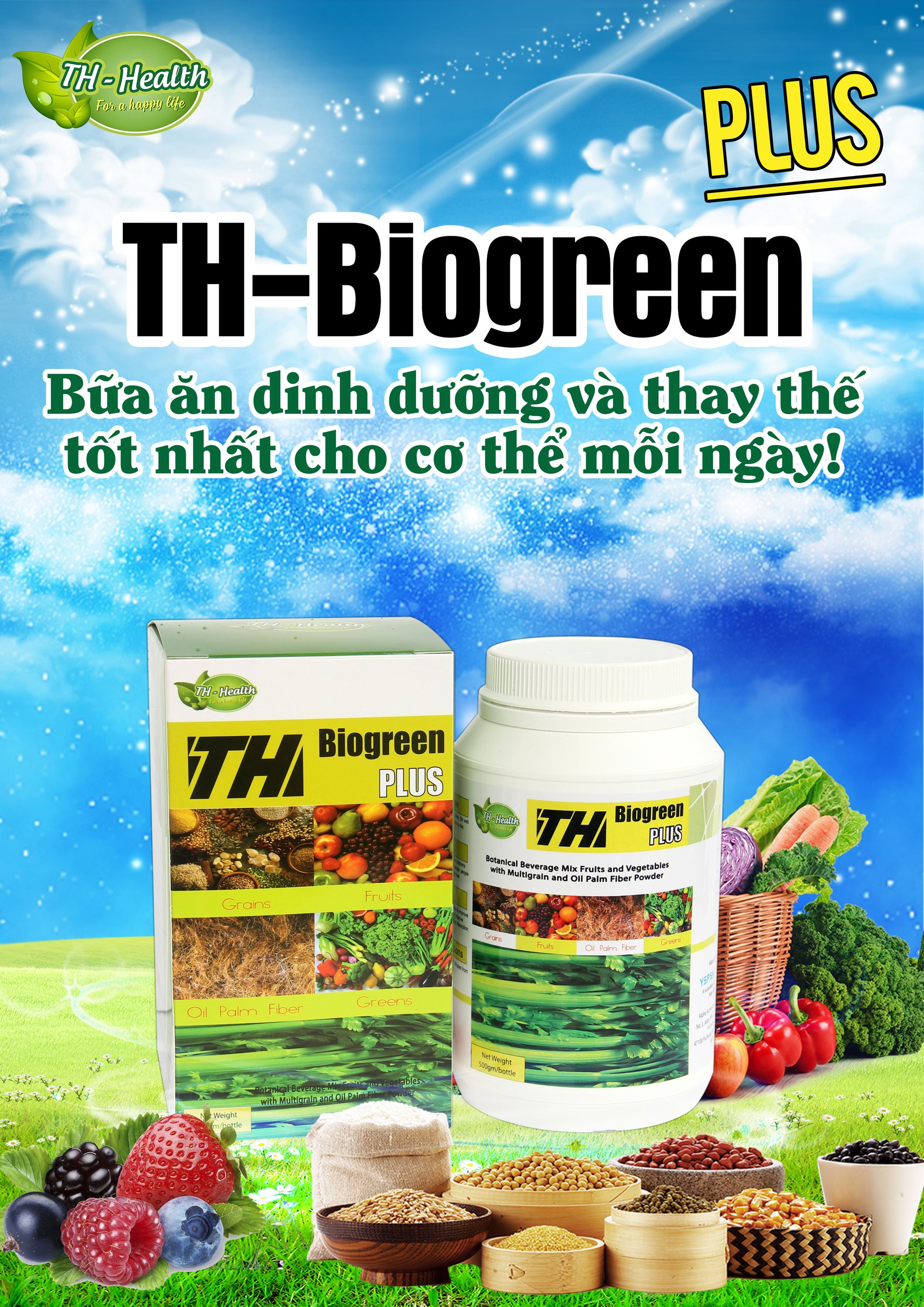 Biogreen Plus TH Health - Thực phẩm bảo vệ sức khỏe TH Biogreen Plus