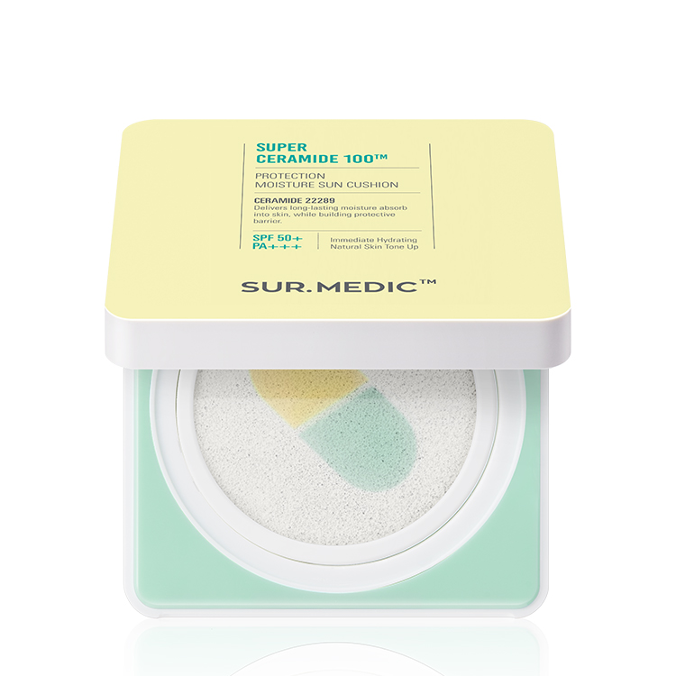 Phấn Nước Che Phủ Dưỡng Ẩm Lâu Sur.Medic+ Super Ceramide 100 Protection Moisture Sun Cushion 15g