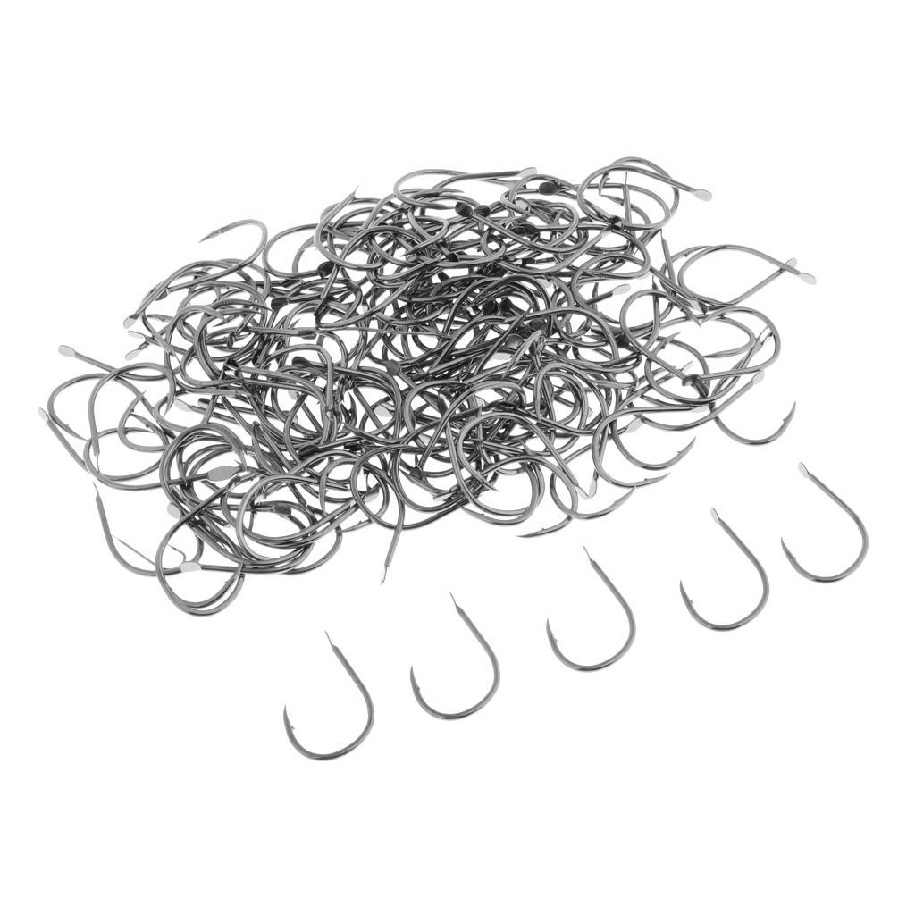 5 Boxes Fishing Hooks With Barbed Crab Hooks Outdoor Sports