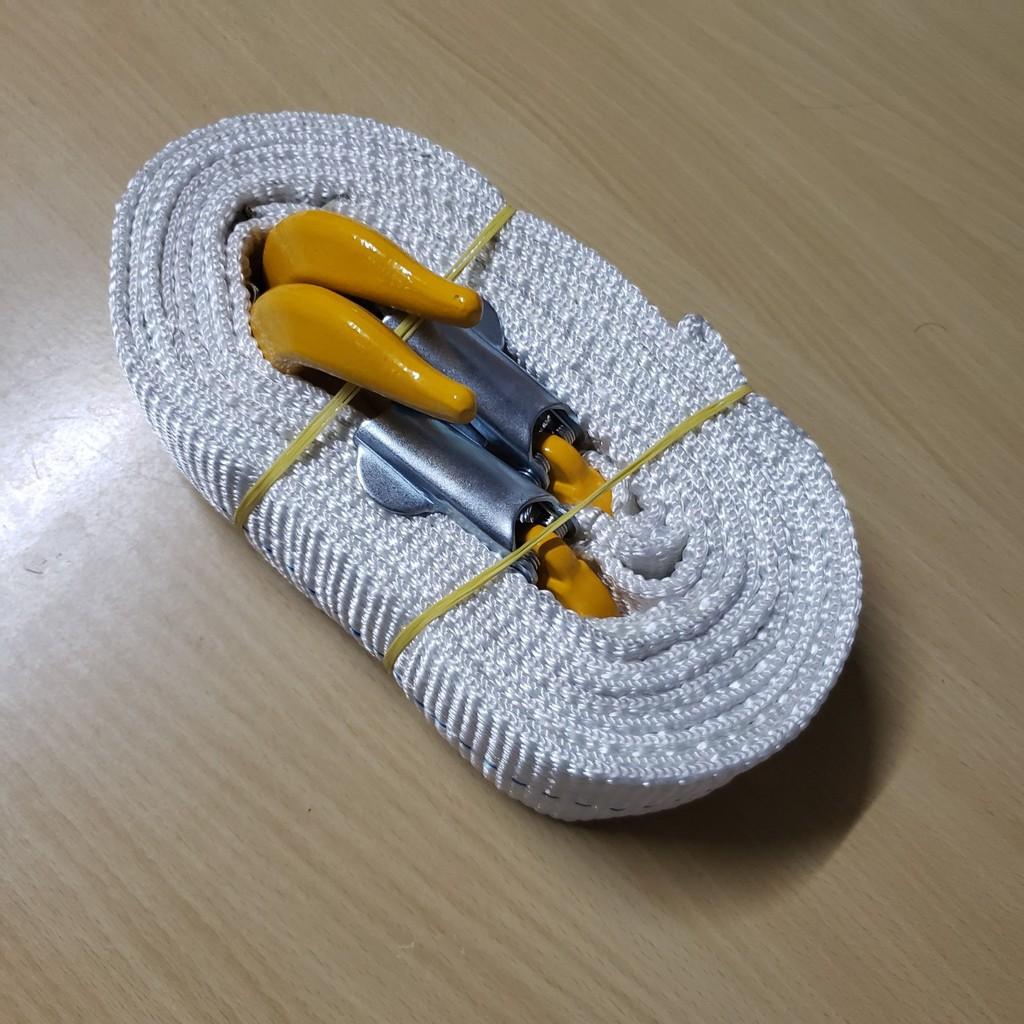 Dây cáp kéo xe cứu hộ 3 tấn, tải đứt 5 tấn cáp kéo hàng có móc
