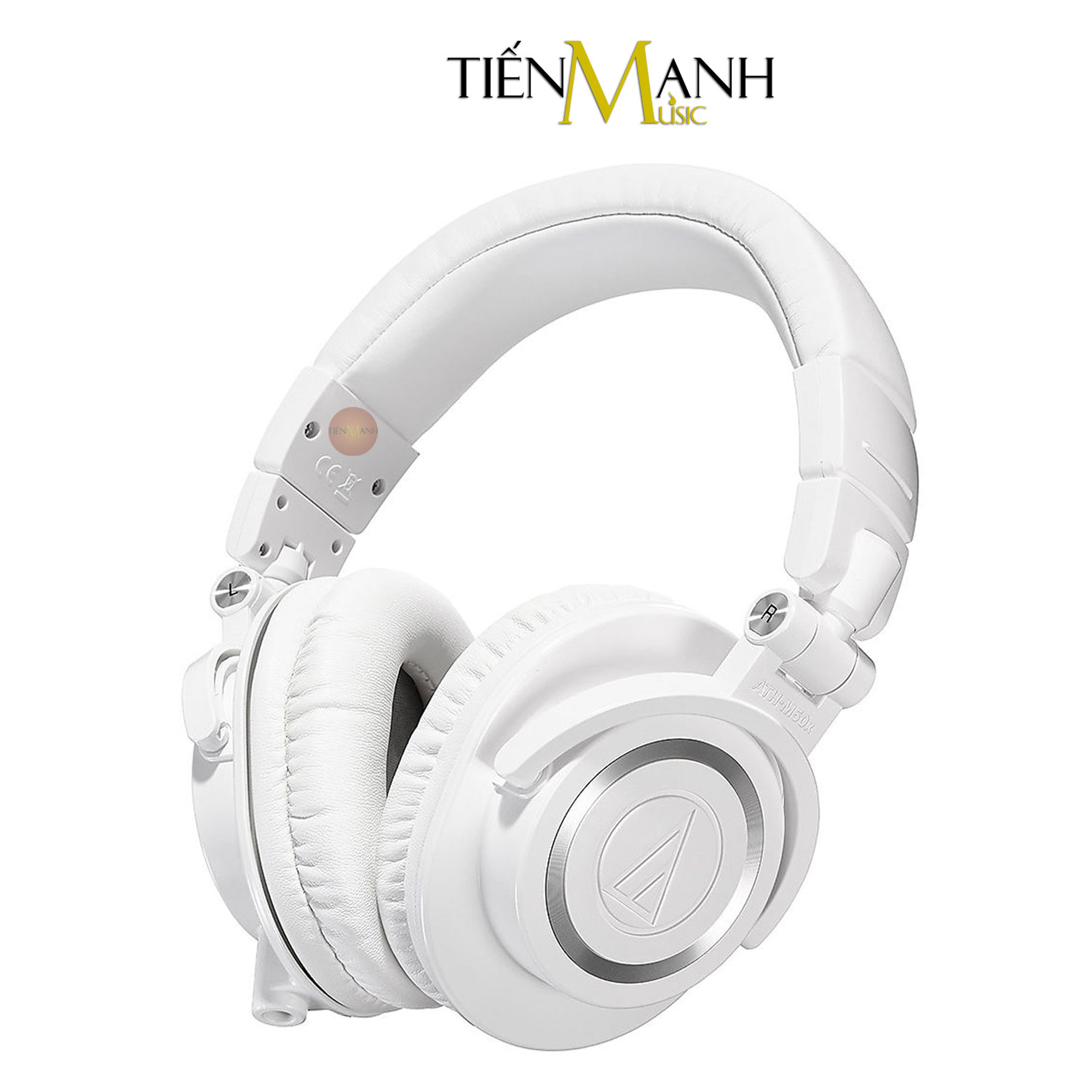 [Màu Trắng] Tai Nghe Kiểm Âm Audio Technica M50X - Studio Monitor Headphones Professional ATH-M50X ATHM50X Hàng Chính Hãng - Kèm Móng Gẩy DreamMaker