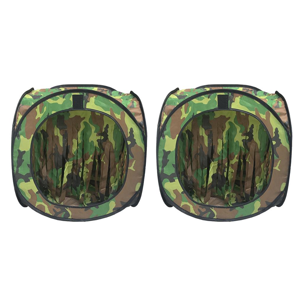 2Pcs Portable Nylon Lightweight Magic Sticker For Hunting  Practice