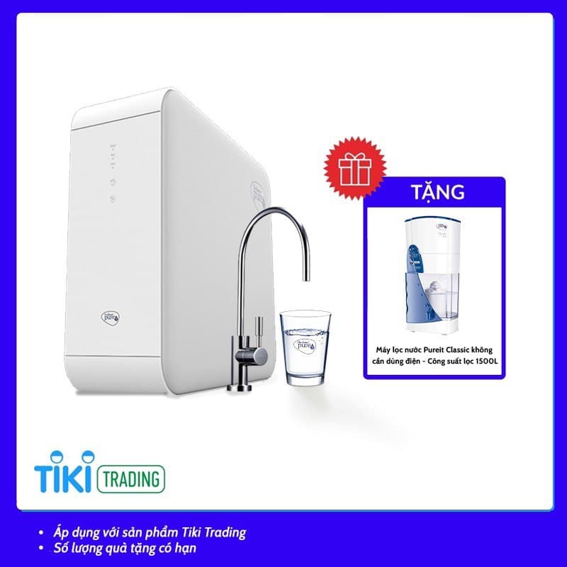 Máy Lọc Nước Unilever Pureit Delica – Công Nghệ Lọc RO - Lắp Dưới Ngăn Tủ Bếp - Hàng Chính Hãng