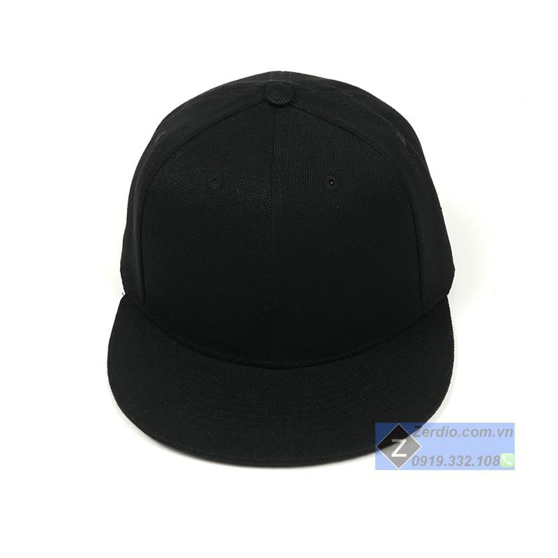 Mũ nam nữ trơn Snapback Classic đen, đỏ, xám đẹp, phong cách hiphop tối giản