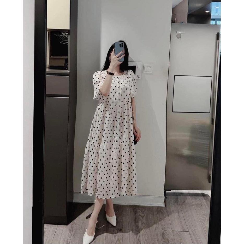 Váy Bầu Hè -Đầm Bầu Công Sở Đầm Bầu Đi Làm Ngắn Tay,thiết kế mới
