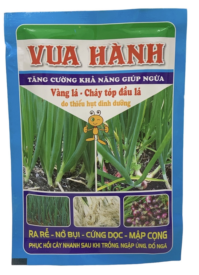 Phân Bón Vua Hành - Chuyên Cây Hành Tăng Cường Dinh Dưỡng Cây - Chống Vàng Lá - Cháy Tóp Đầu Lá - Gói 40Gr