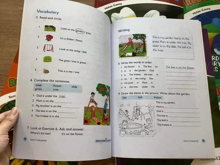 Oxford Primary Skills - Reading and Writing bộ 6c in màu laser kèm file nghe và key