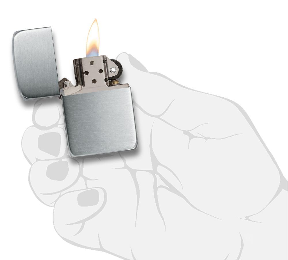 Bật Lửa Zippo 1941 Replica - Hand Satin - Sterling Silver 24