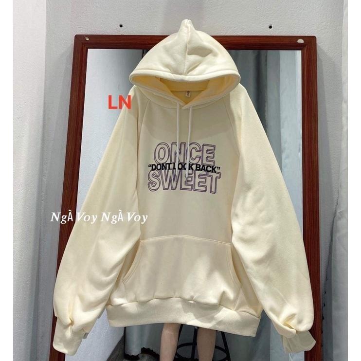 Áo hoodie ONCE SWEET DA6