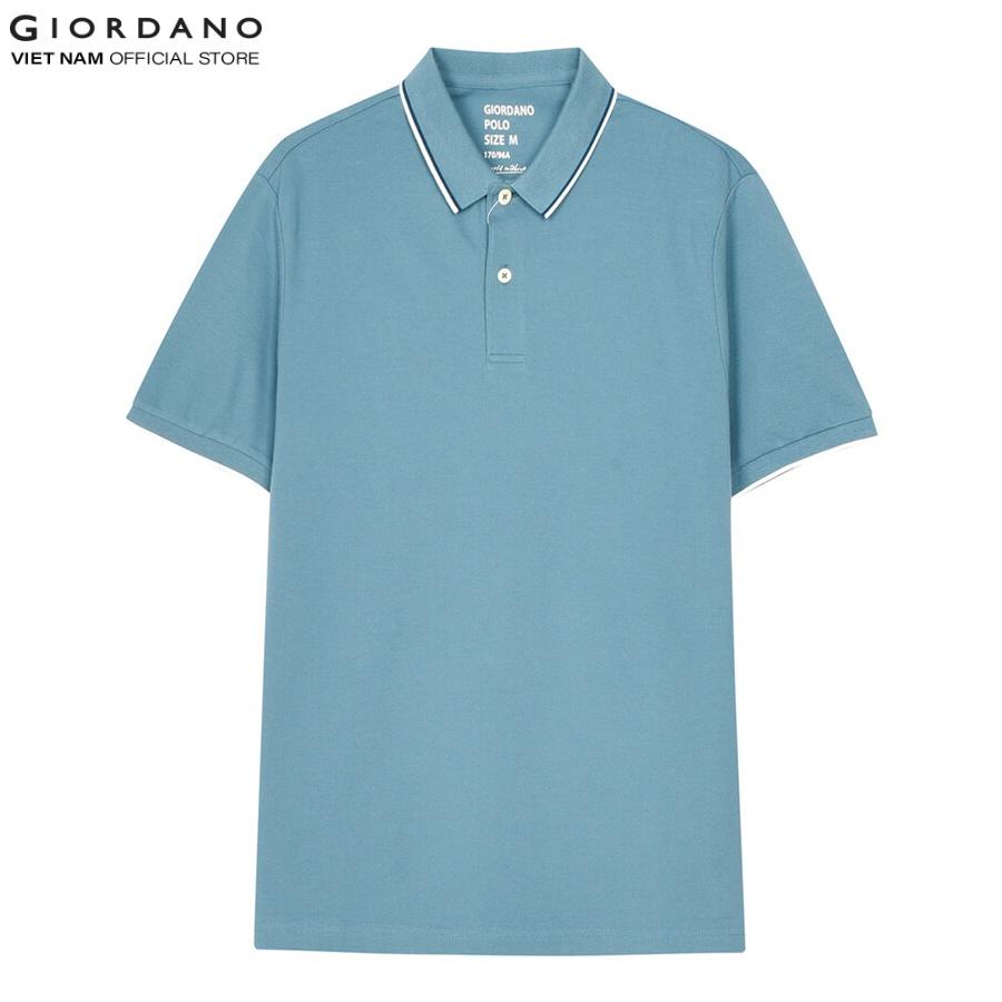 Áo Thun Trơn Ngắn Tay Có Cổ Nam Giordano Polo 01011018