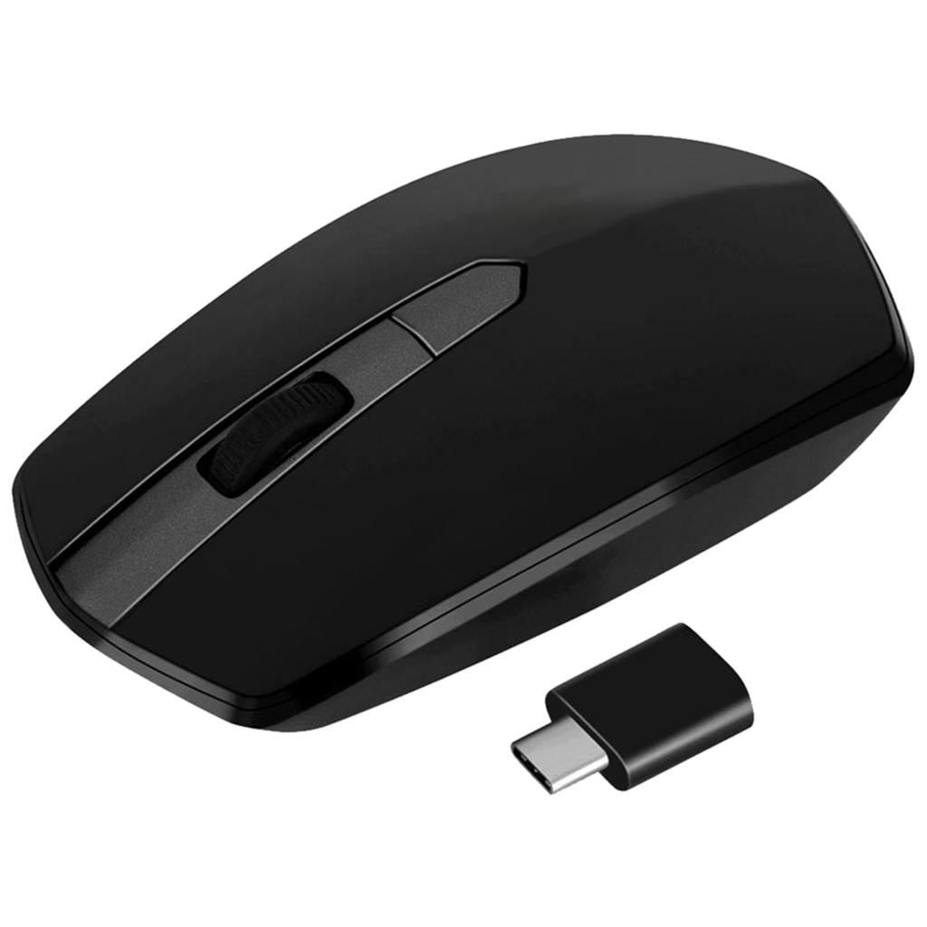 Wireless Mouse, Rechargeable Silent Optical Computer Mice with Type C Receiver,