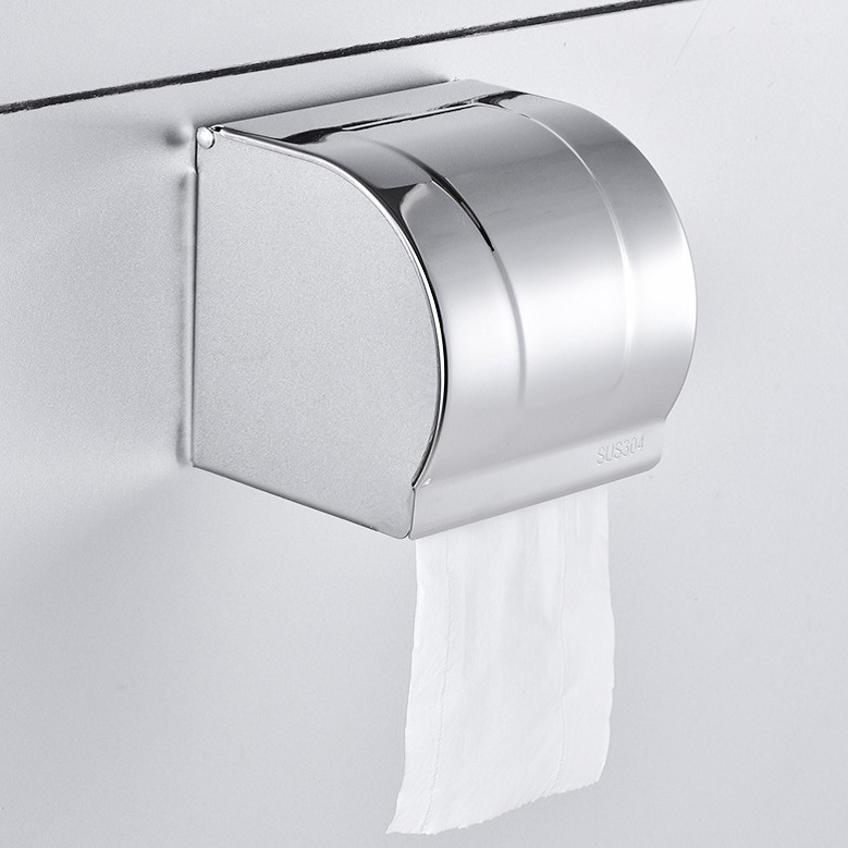 Hộp Giấy Vệ Sinh Cao Cấp 100% Inox 304 Dày Đẹp Chống Nước Hiệu Quả