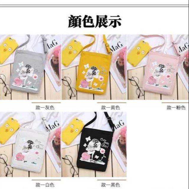 Túi tote, Túi vải, Túi tote đeo chéo, túi xách mini, túi tote mini, túi tote hình cô gái, túi đựng ipad mini