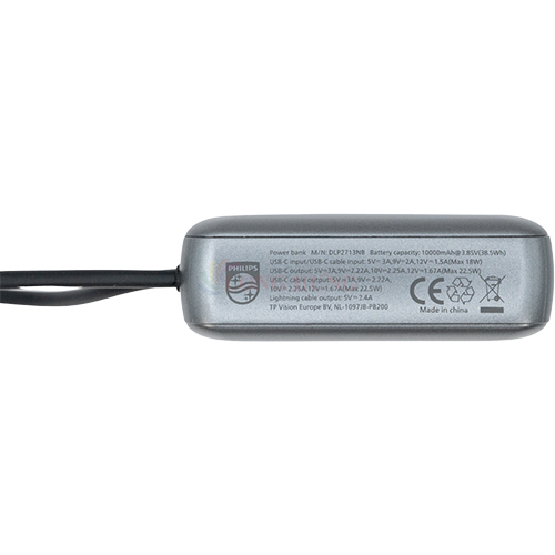 Sạc dự phòng Philips Universal 22.5W PD 10000mAh DLP2713 - Hàng chính hãng