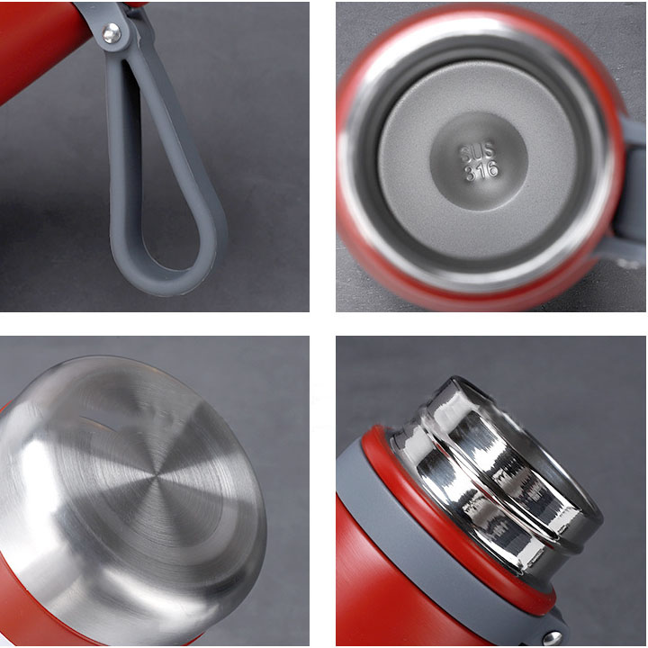 Bình đựng nước giữ nhiệt bằng inox 316 với 2 lớp giữ nhiệt 8-12 tiếng, dung tích 650ml