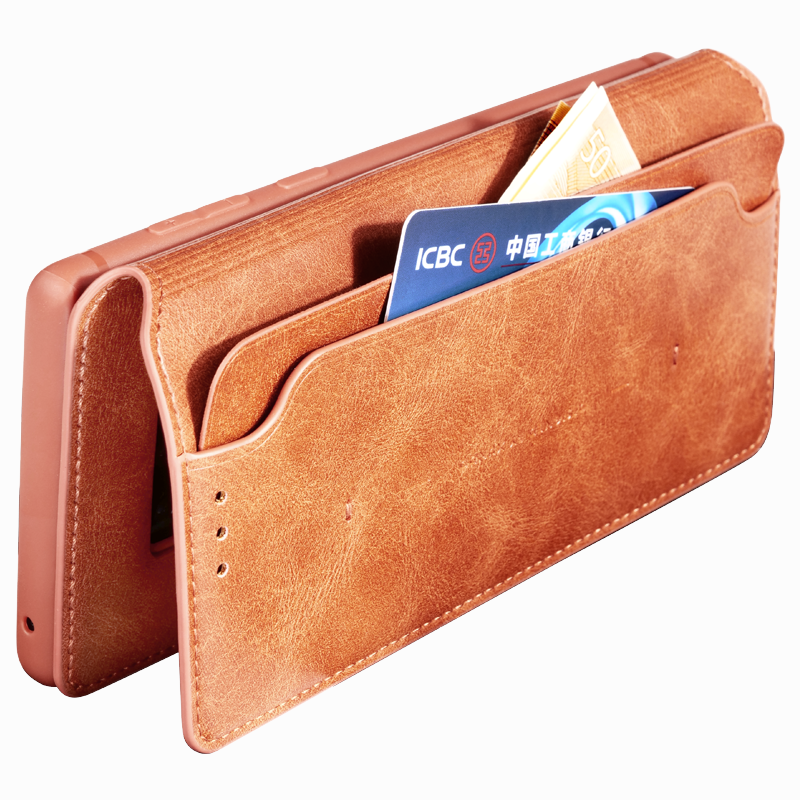 Bao da leather chống sốc cho Samsung Galaxy S10 hiệu XUNDD Gra Series có ngăn đựng thẻ Card ATM visit cao cấp Bảo vệ toàn diện 360 độ, Smartsleep thông minh - hàng nhập khẩu
