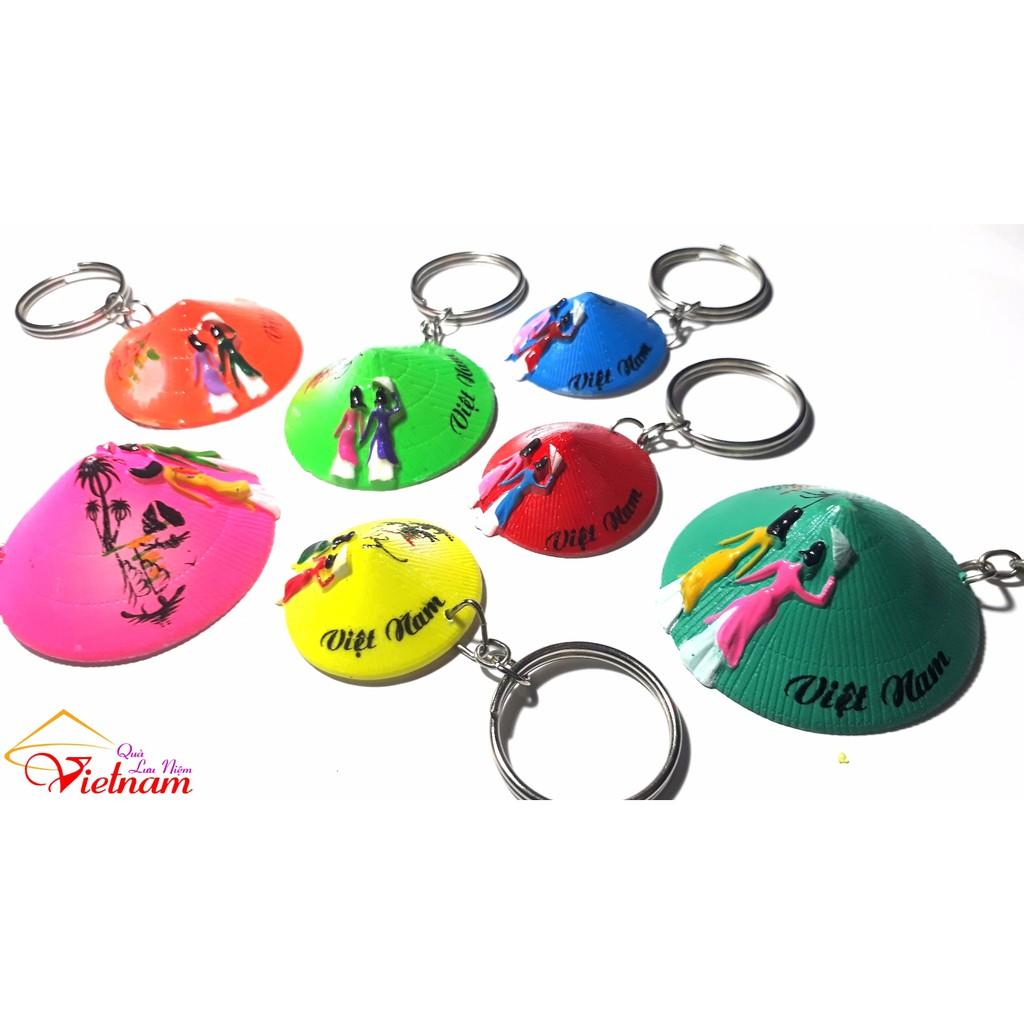 Móc khóa nón lá - 1 lốc 10 móc