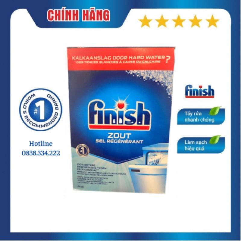 Muối rửa chén bát Finish 4kg/ Muối làm mềm nước Finish loại 4kg - Finish EU