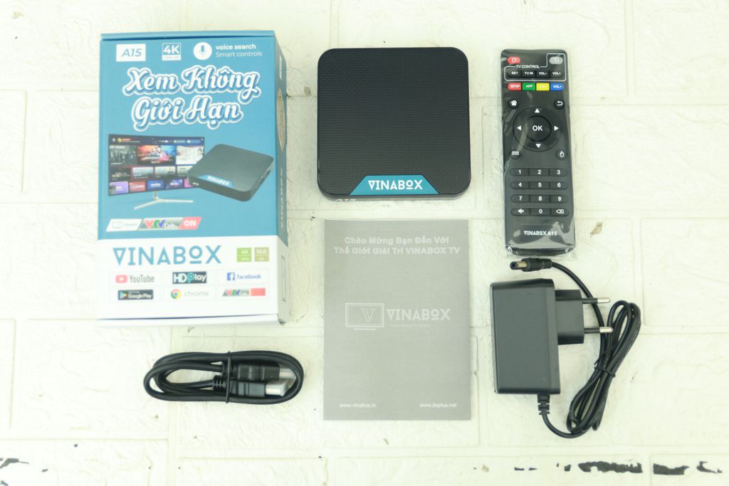Android TV Box Vinabox A15, xem truyền hình bản quyền miễn phí, hệ điều hành Android TV