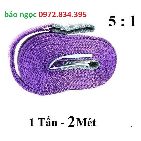 DÂY CÁP VẢI CÂU HÀNG TẤN 4 MÉT-BẢN 25MM