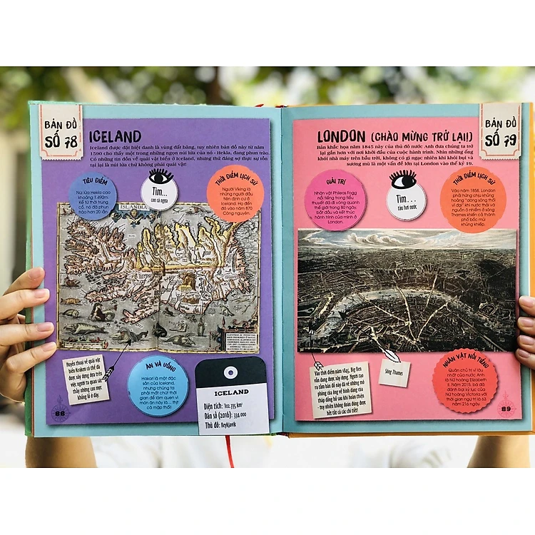 Combo sách Bách khoa toàn thư lịch sử tập 1 tập 2 và 80 bản đồ vòng quanh thế giới ( 3 cuốn ) sách bách khoa toàn thư lịch sử địa lý, bìa cứng in màu - Hiệu sách genbooks