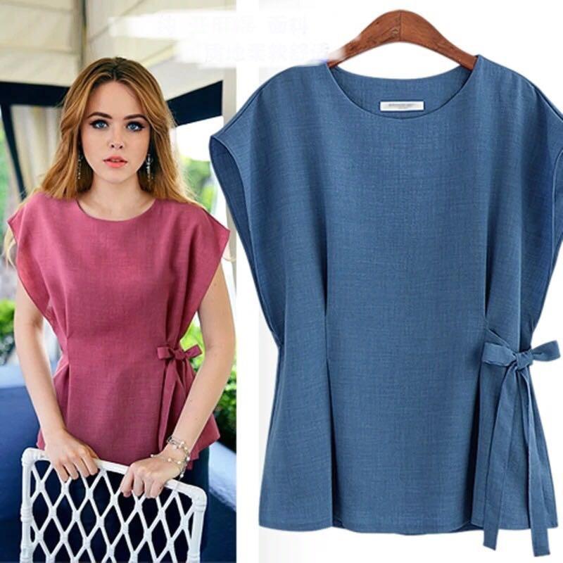 Áo công sở thắt nơ cao cấp top61