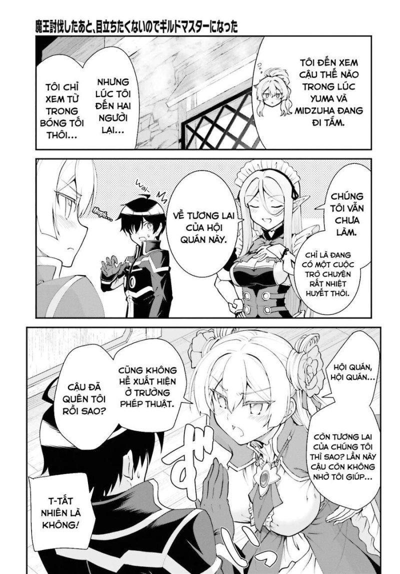 vì thích một cuộc sống nhàn nhã, sau khi đánh bại quỷ vương, anh ta lập một hội quán và sống ẩn dật chapter 26.5 3