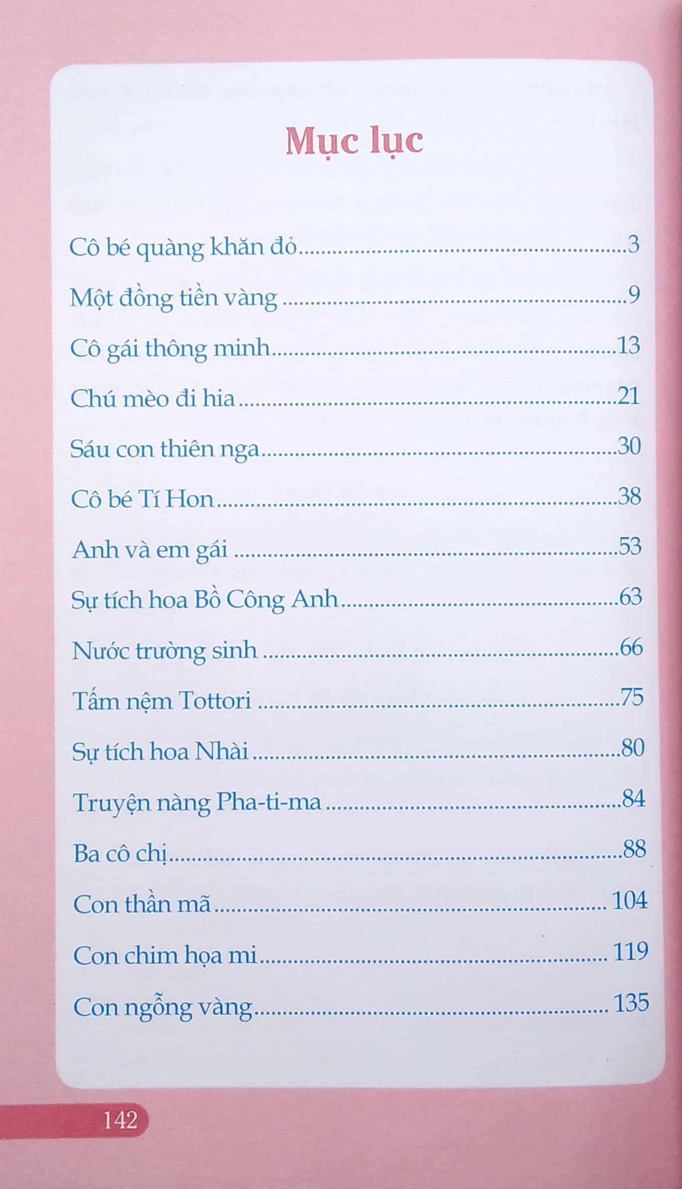 Truyện Cổ Tích Thế Giới Hay Nhất - Cô Bé Quàng Khăn Đỏ