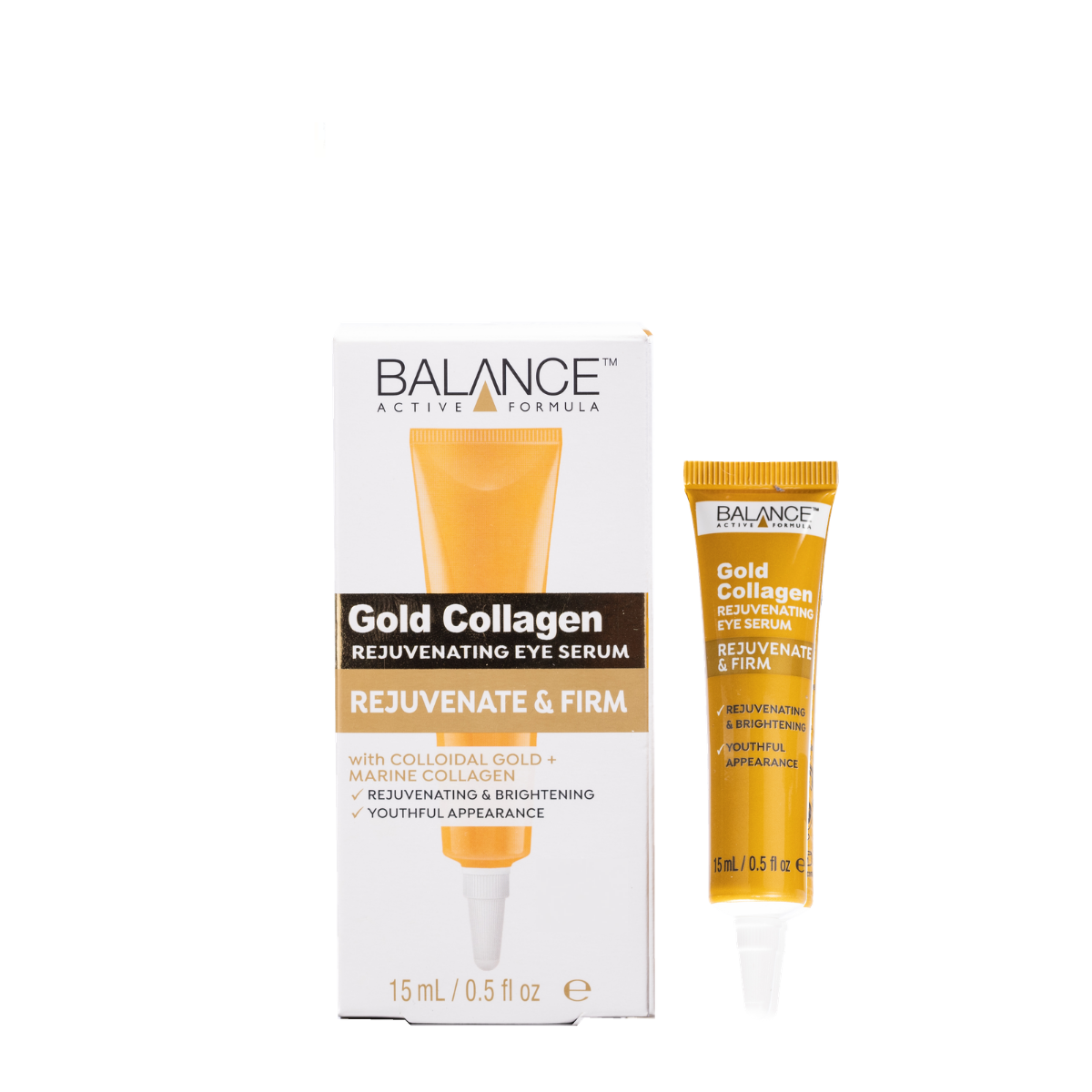 Serum Mắt Gold Collagen Balance Active Formula tái tạo, làm sáng vùng da mắt, giảm vết chân chim 15ml, hàng chính hãng