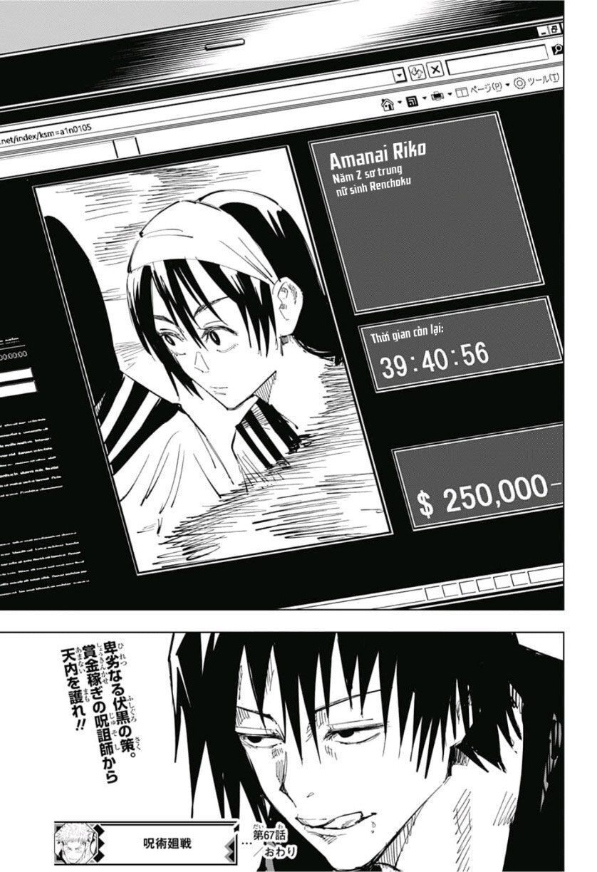 jujutsu kaisen - chú thuật hồi chiến chapter 67 21