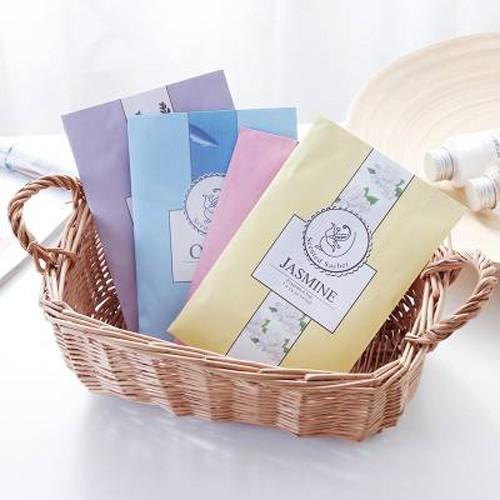 Túi Thơm Để Tủ Quần Áo Hương Thảo Mộc Thiên Nhiên Có Móc Treo Loại Vỏ Màu Nhiều Mùi Hương