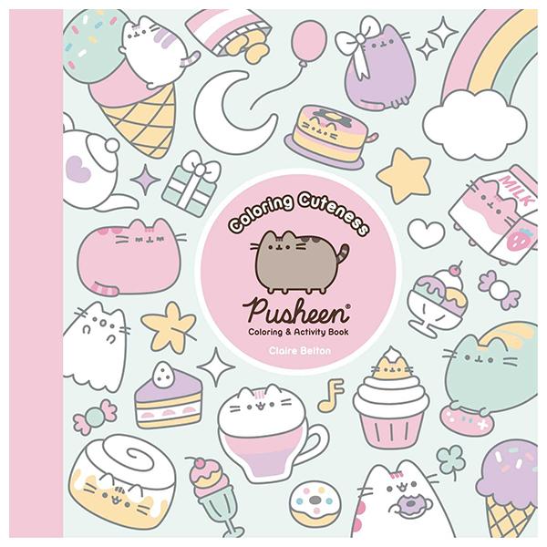 Sách ngoại văn: Coloring Cuteness - A Pusheen Coloring &amp; Activity Book