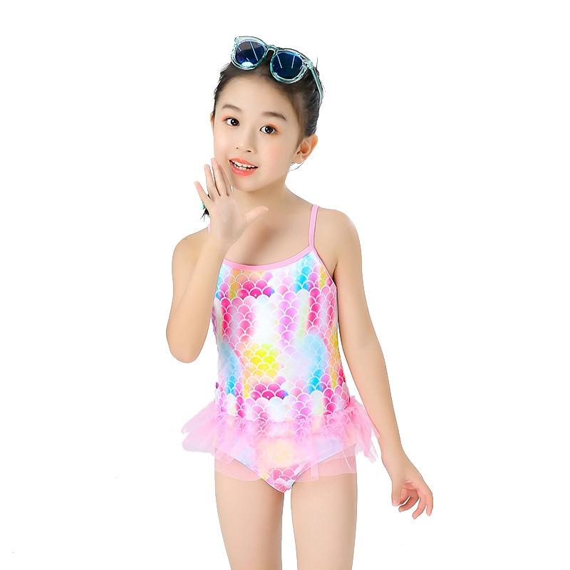 5-14 Tuổi Cô Gái Một Mảnh Tutu Đồ Bơi Trẻ Em Nàng Tiên Cá Các Bạn Nữ Tuổi Teen Áo Tắm Ít Đồ Bơi Trẻ Em Cho bé Gái Đi Biển