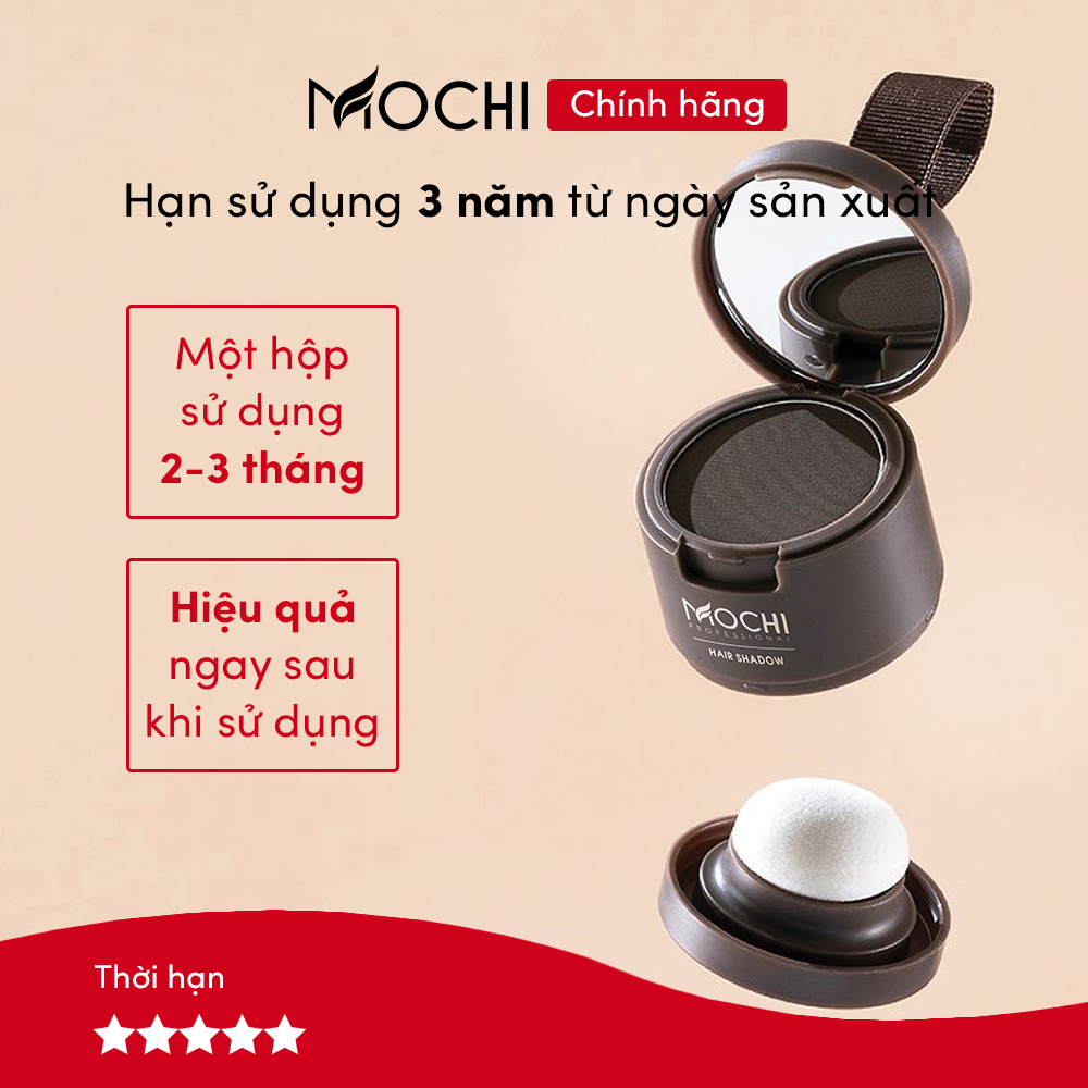 Phấn phủ bạc Mochi Nhật Bản. Phấn che khuyết điểm tóc thưa, phủ tóc bạc chính hãng