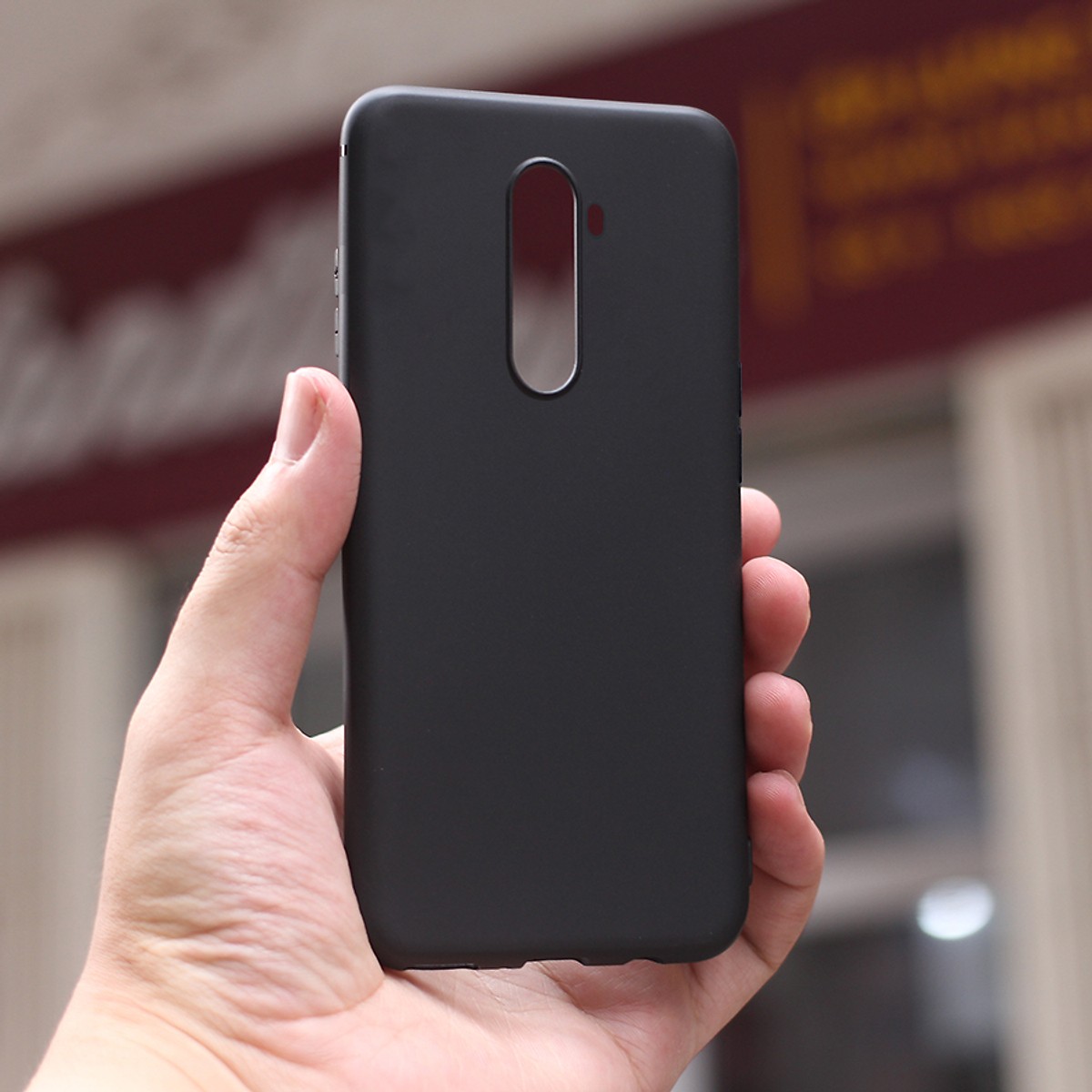 Ốp Lưng Dẻo Mỏng Đen Dành Cho Realme X2 Pro