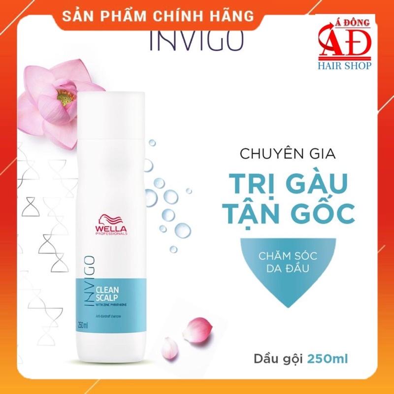 DẦU GỘI SẠCH GÀU MÁT DA ĐẦU WELLA INVIGO CLEAN SCALP 250ML