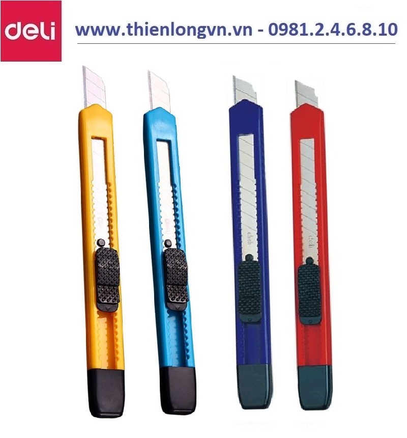 Dao rọc giấy nhỏ 9mm Deli 2051