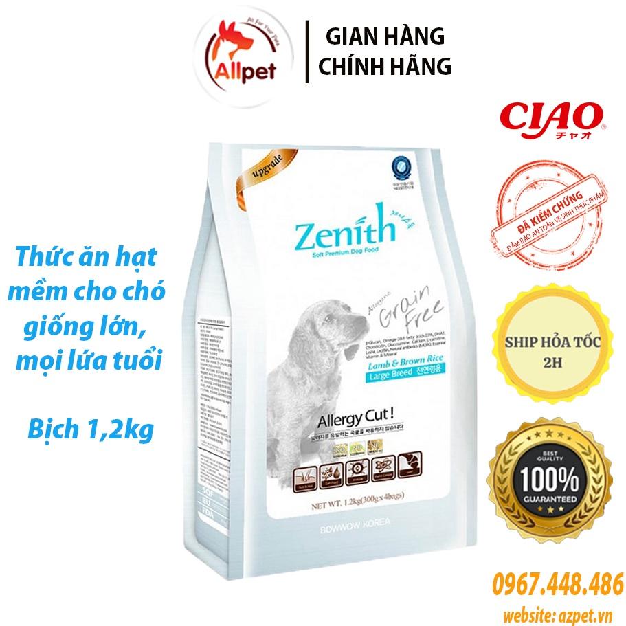 Thức ăn cho chó, Zenith Large Breed - Thức Ăn Hạt Mềm Cho Chó, , bịch 1.2kg.