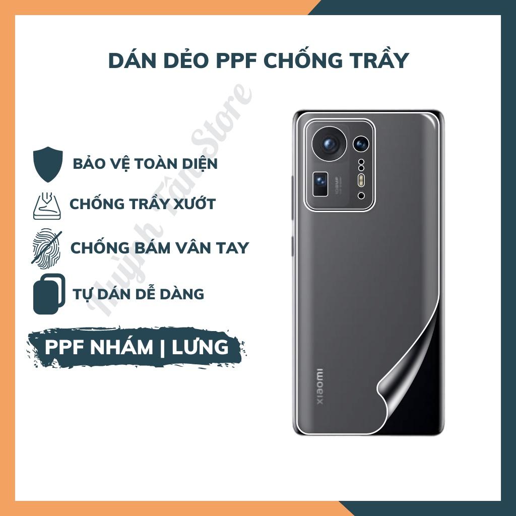 Dán dẻo PPF Mi Mix 4 5G trong suốt hoặc nhám , chống trầy xướt, giữ nguyên vẻ đẹp ban đầu