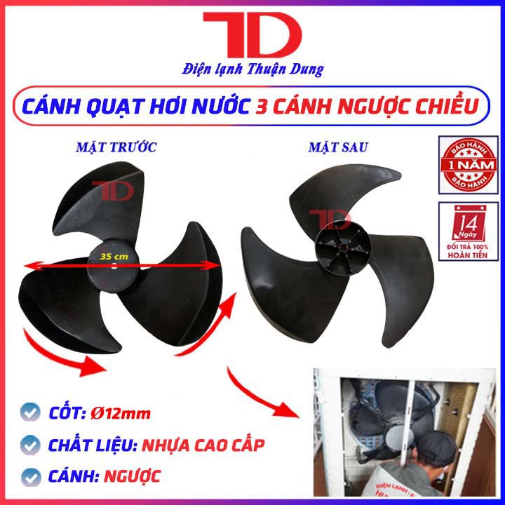 Cánh quạt dùng cho máy làm mát hơi nước các loại