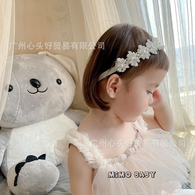 Băng đô ren tiểu thư phong cách hàn quốc Mimo baby cho bé gái BD12