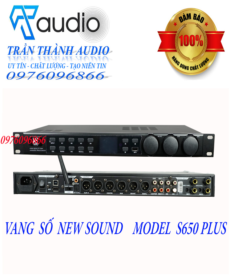 Vang số karaoke newsound S650 plus cổng quang optical bluetooth 5.0,hàng chính hãng nhập khẩu mới nhất 2023,tặng jac canon