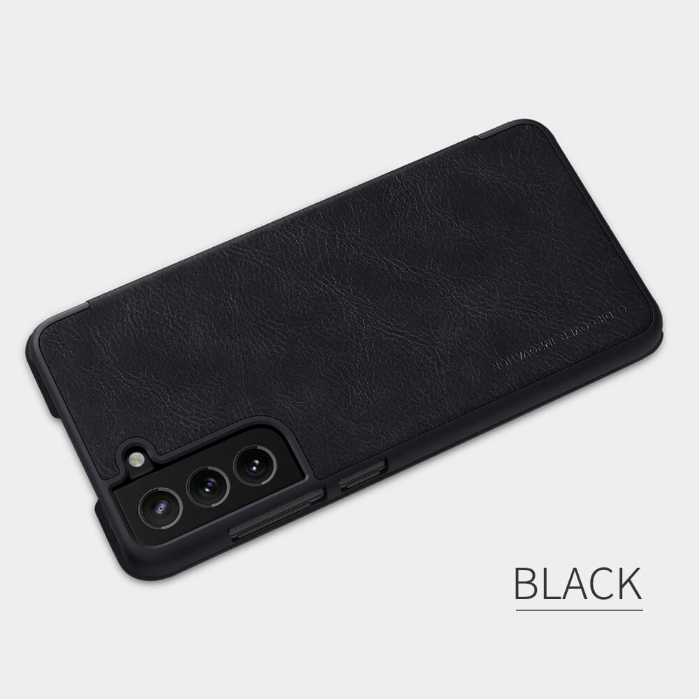 Bao da Leather cho Samsung Galaxy S21 FE 5G hiệu Nillkin Qin - hàng nhập khẩu