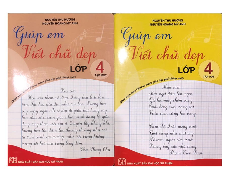 Sách - Combo Giúp em viết chữ đẹp lớp 4 - tập 1 + 2 (cánh diều) (KP)