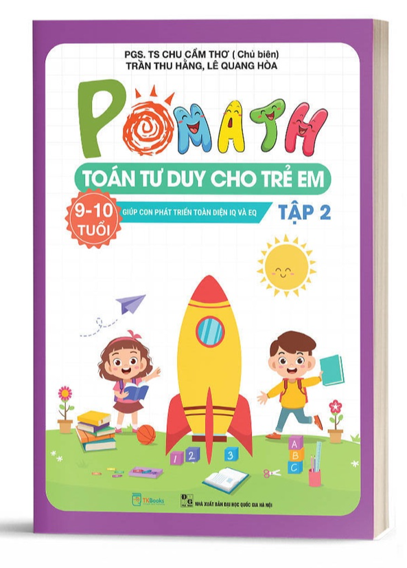 Pomath Toán tư duy cho trẻ em lớp 4 (9 - 10 tuổi) - Tập 2  - Bản Quyền