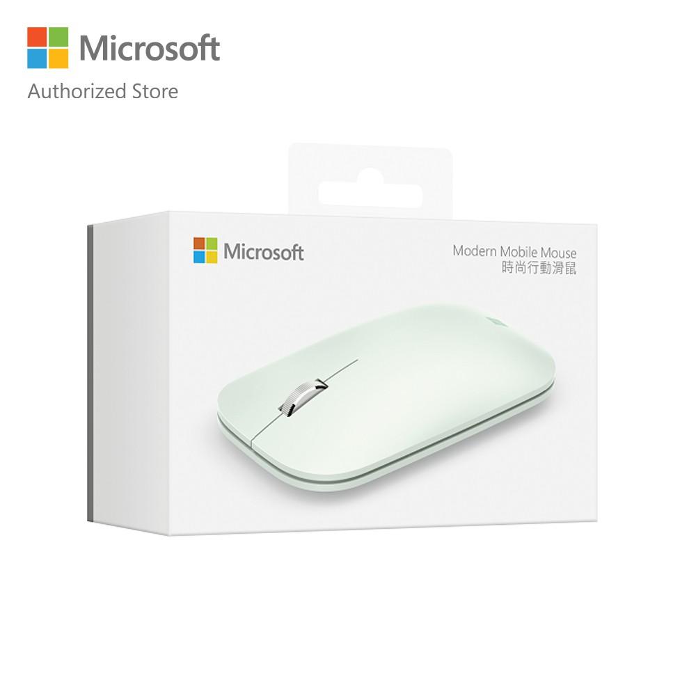 Chuột Bluetooth Microsoft BlueTrack Modern Mobile - Bạc hà Hàng chính hãng