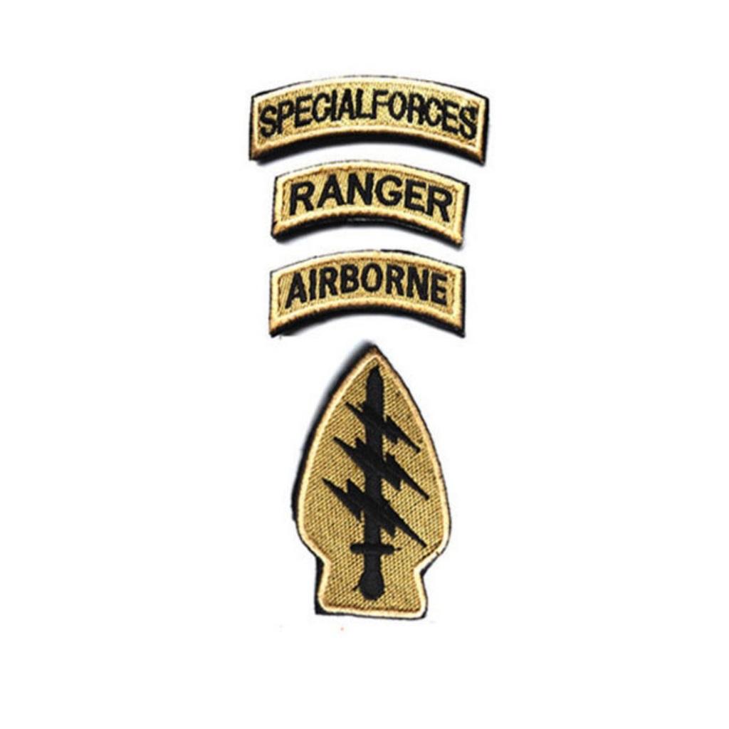 Patch_Velcro vải không quân_Special Forces_Airbone_Ranger chiến thuật