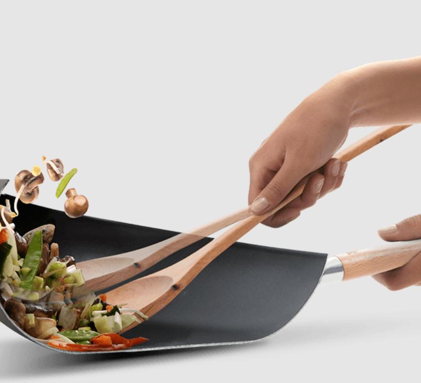 Chảo Wok Thép Carbon BK - Hàng chính hãng