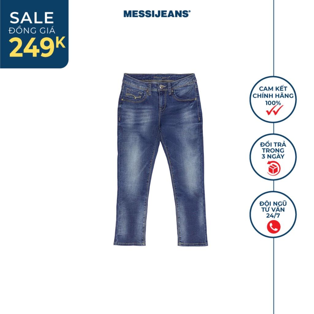 Quần jeans lửng nữ 80cm ống ôm MESSI SJW-651-18